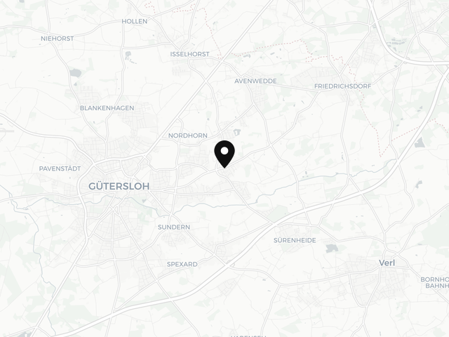 Karte: Standort Avenwedderstraße 48, 33335 Gütersloh